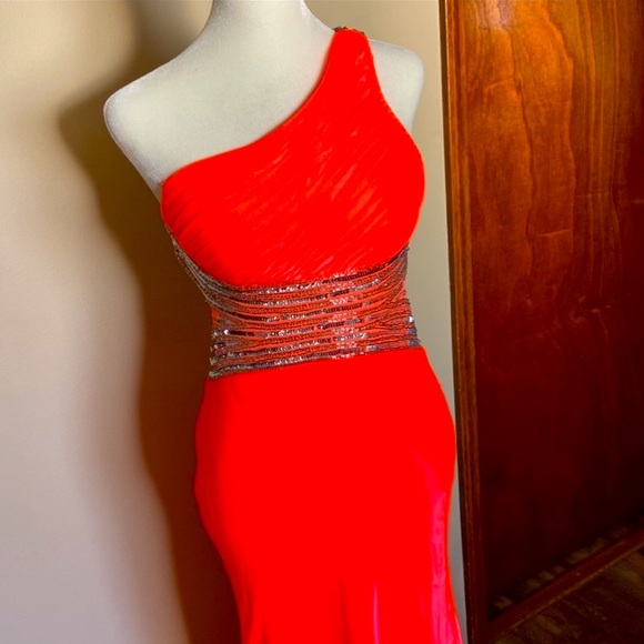 Dresses & Skirts - neon orange gown